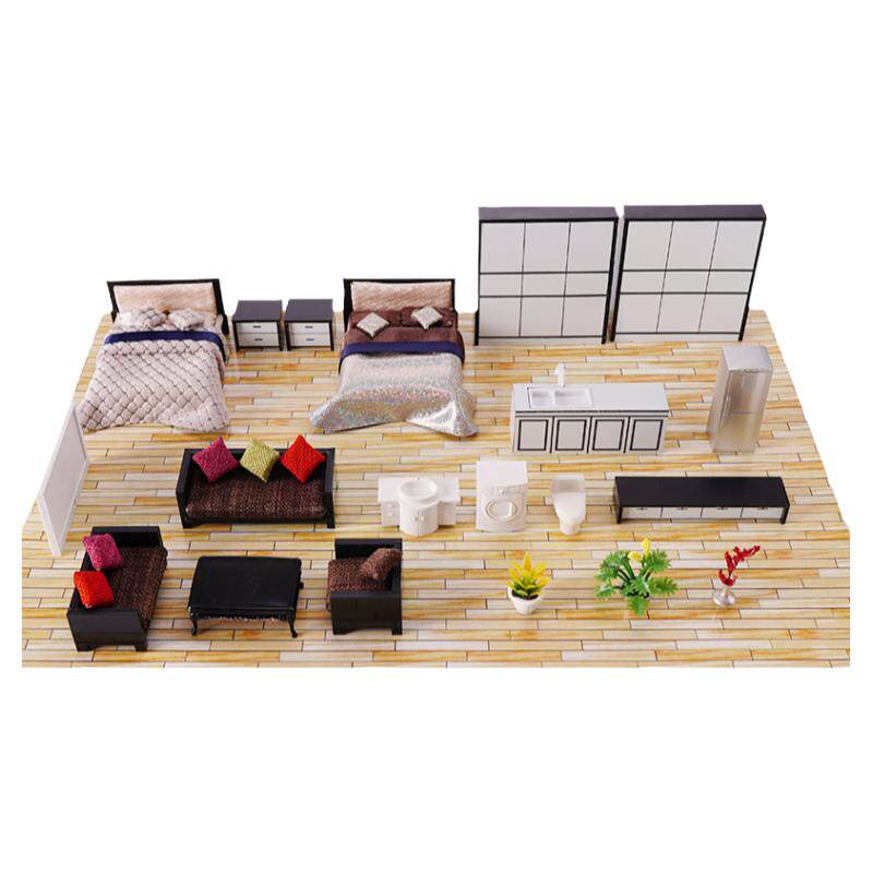 diy手工沙盘模型室内仿真家具