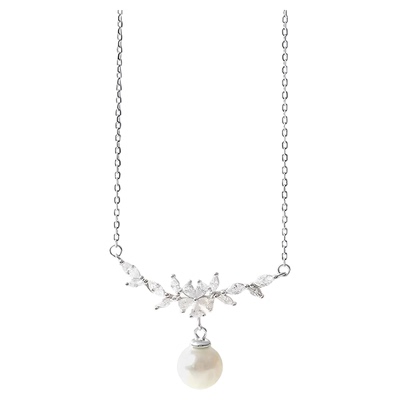 樱花珍珠项链高级感春夏配饰吊坠