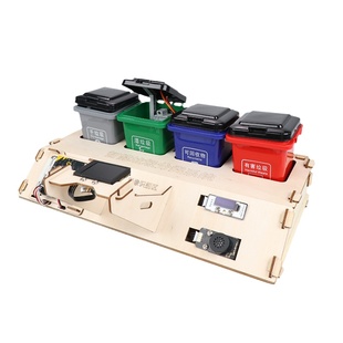 microbit编程 智能垃圾分类套件 AI视觉模块 图像分类 语音播报