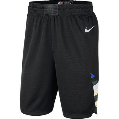 Nike/耐克正品x NBA 密尔沃基雄鹿队男款休闲短裤AT9929-010
