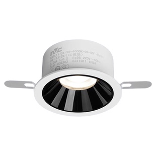 雷士照明防水防雾天花灯防眩射灯筒灯卫生间家用浴室无主灯清羽