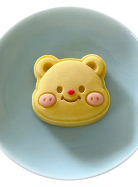 卡通黄油小熊中秋节辅食月饼模具