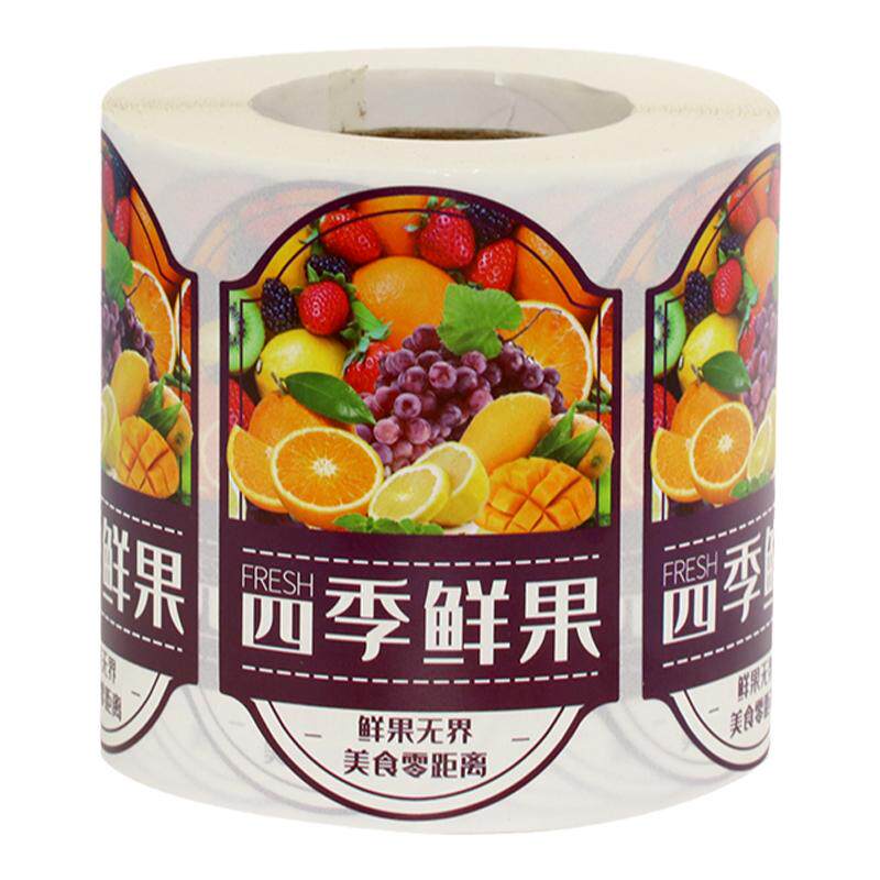 码来乐精品水果标签纸量大从优