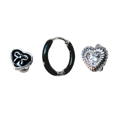 【全店买四免一】甜酷爱心耳钉