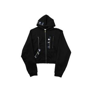POH NOMADIC HOODIE 405g高克重 多穿法短款boxy 游牧风拉链卫衣