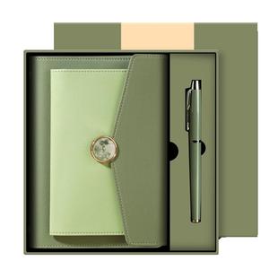 高档活页本高颜值手账本可拆卸笔记本子礼盒套装教师节送老师礼物商务办公会议记录本可收纳礼品定制订做logo