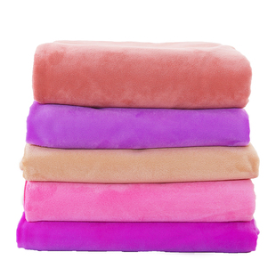 美容院专用开带洞绒面保暖床单秋冬季水晶珊瑚绒按摩推拿床单