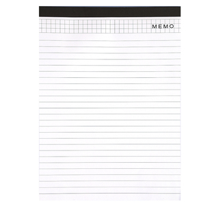 A4横线便签本文件夹配套便签本可撕学生用草稿纸办公商务本册纸张演算纸涂鸦纸便条本大本子道林纸书写练字本