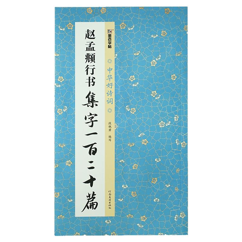 《赵孟頫行书集字一百二十篇》【中华好诗词】成语对联唐诗宋词名篇作品临摹创作示范集字书法字帖 书法初学者章法入门学习书籍