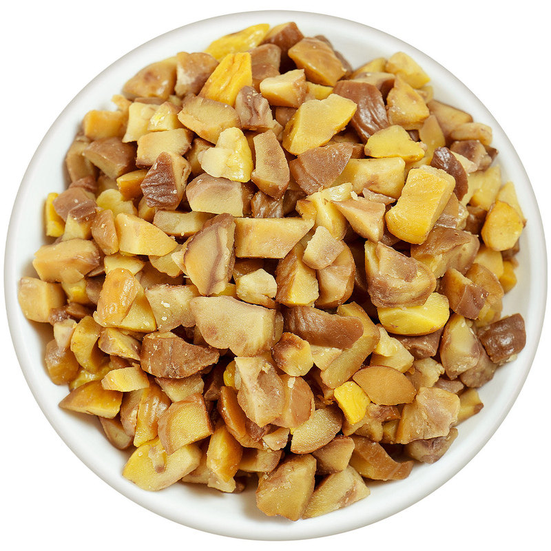 板栗仁碎粒干油栗子熟栗仁去皮去壳甜粟子甘栗小包装零食烘焙商用