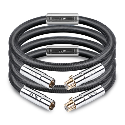 skw高端发烧纯银XLR卡侬平衡线