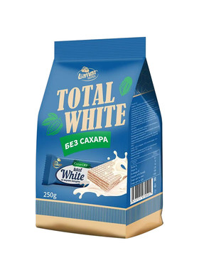 俄罗斯原装进口0蔗糖白巧克力威化饼干拉迈尔酸奶威化独立包装