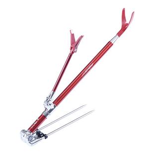 渤洋不锈钢钓鱼杆架多功能钓椅炮台地插三合一鱼竿钓鱼支架羊角头