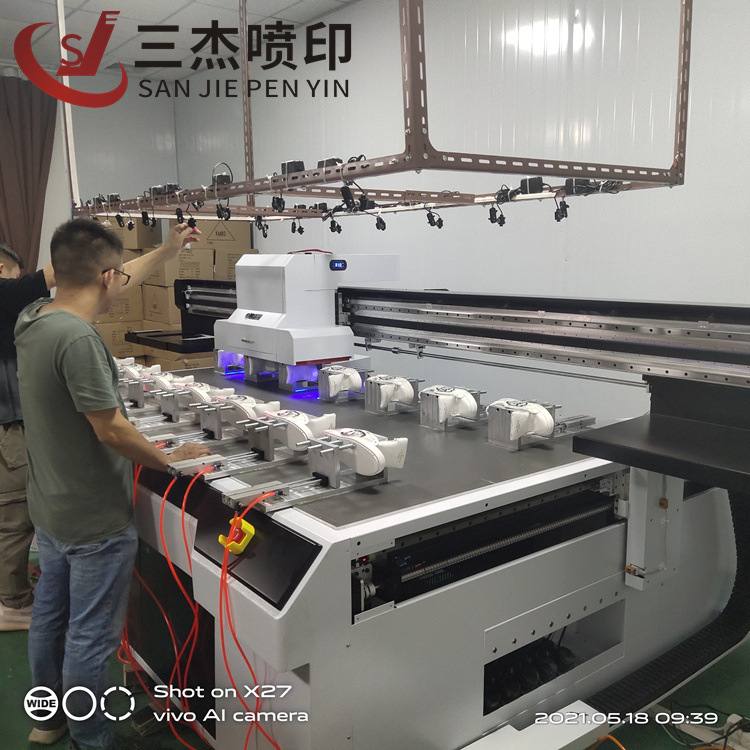 高喷鞋子UV打印机皮革成品鞋高落差印刷机双系统滴塑鞋材3d彩印机
