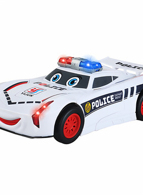 全自动变形车机器人玩具特警汽车