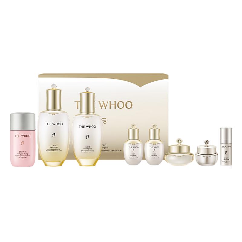 【官方正品】Whoo后天气丹5A焕活紧透水乳+水沄防晒60ml护肤