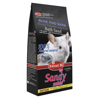 SweetBi碧甜蓝云龙猫浴沙火山灰
