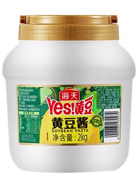 海天黄豆酱2kg大桶装商用