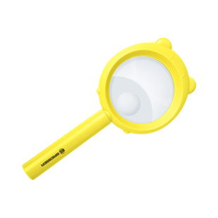 德国Bresser放大镜科学高清幼儿园玩具防摔老人阅读带Led灯手持鉴定维修正品高倍专用不伤眼探索玩具户外儿童