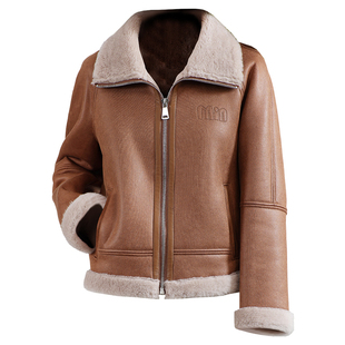 羊剪绒大衣女2025冬新短款小个子绝绝子海宁羔羊毛毛颗粒皮草外套