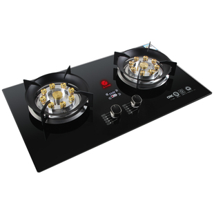 意大利邦帕尼燃气灶家用双灶台嵌入式炉具天然气煤气液化气灶台式