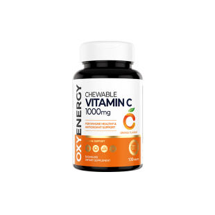 Oxyenergy氧气能量维生素c咀嚼片儿童成人vc含片非泡腾片官方正品