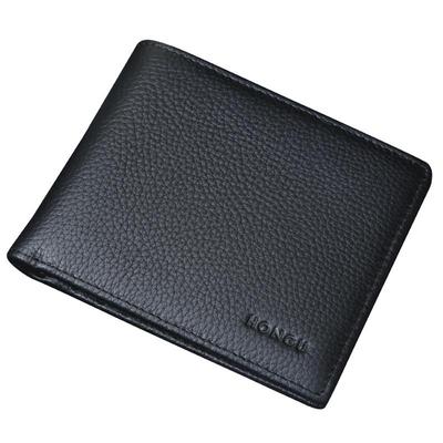 头层牛皮钱包男短款送礼