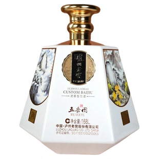 【超级年货节】泸州老窖定制酒五岳图大坛白酒52度1680ml蜜蜂