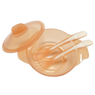 宝宝辅食碗新生婴儿专用米糊碗防摔食品级幼儿童餐具吃饭碗勺套装