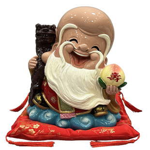 送长辈老年人生日礼物寿婆寿星公摆件外公外婆祝寿贺寿礼品妙工坊