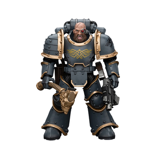 JOYTOY暗源战锤荷鲁斯之乱太空野狼灰色屠杀者五人组可动手办模型