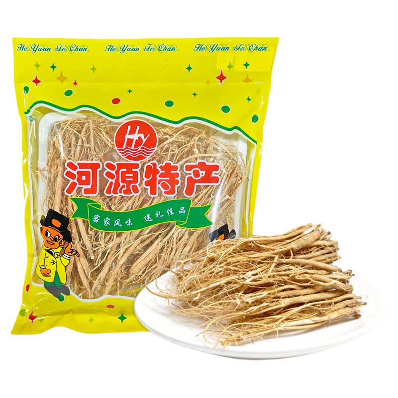 河源虎尾轮石参根干货礼袋装