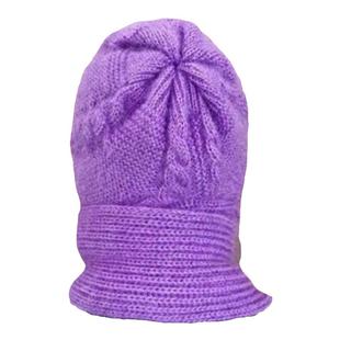 帽子围巾一体加绒加厚风雪帽秋冬新款松鼠绒毛线编织女保暖网红帽