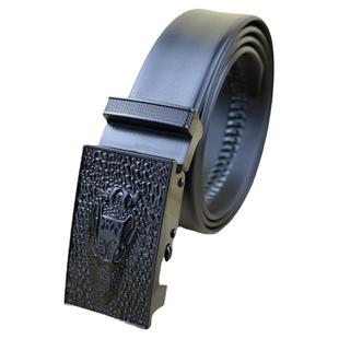 纯塑胶扣非金属防过敏过安检腰带休闲百搭自动扣全牙齿道男士大气