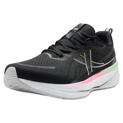 特步飞速6.0跑鞋女2025夏新品网面透气软底女休闲鞋975218110006