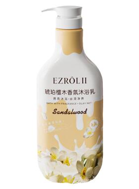檀木香氛沐浴露1L家庭装
