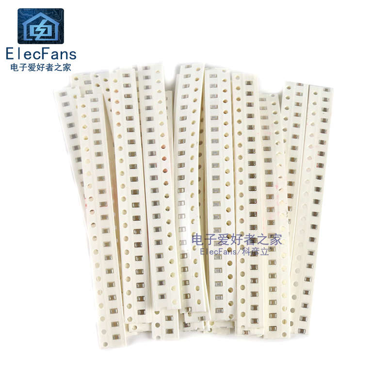 0805贴片电容器包1pF-1nf-100nf/104/0.1uf-1uf-1uF 31种值各20个
