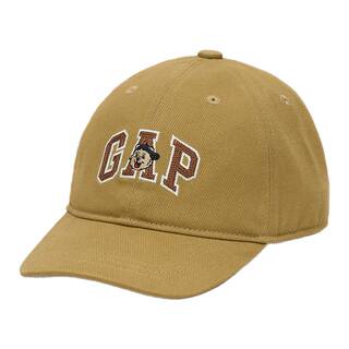 GAP小熊刺绣棒球帽儿童春夏时尚遮阳复古鸭舌帽户外大童小童