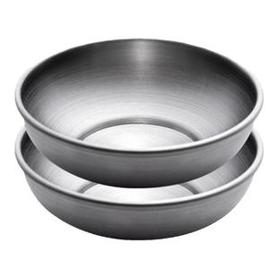 onlycook家用调味碟不锈钢小碟子酱料碟蘸料碗酱油醋碟调料碟盘子