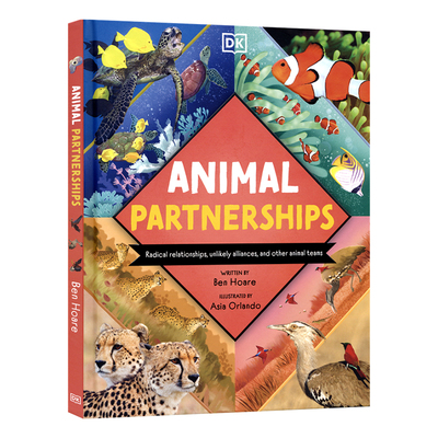 DK Animal Partnerships 动物伙伴 儿童英文百科 野外生存奥秘 中小学课外读物 少儿科普 真实摄影作品 8-12岁 英文原版进口图书