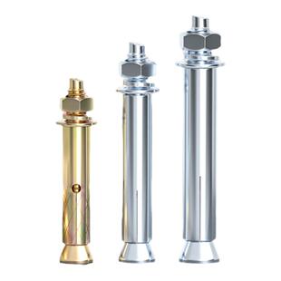 国标铁镀彩锌膨胀螺丝外膨胀螺栓拉爆爆炸螺钉膨胀管M6M8M10M12mm