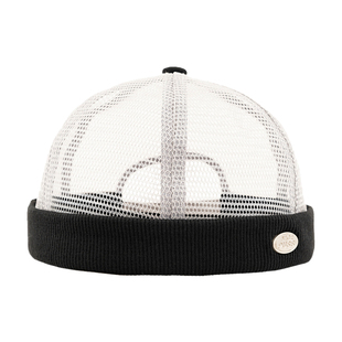 全网帽子男夏季透气网眼嘻哈痞子地主帽无帽檐瓜皮帽女时尚雅痞帽