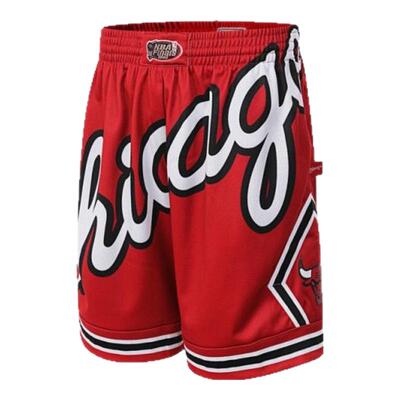 MN公牛队BigFace复古运动短裤男