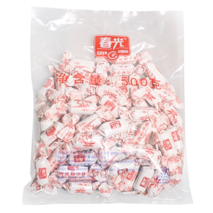 海南三亚 特产 春光传统特浓椰子糖500g纯正老式椰奶糖果椰子硬糖