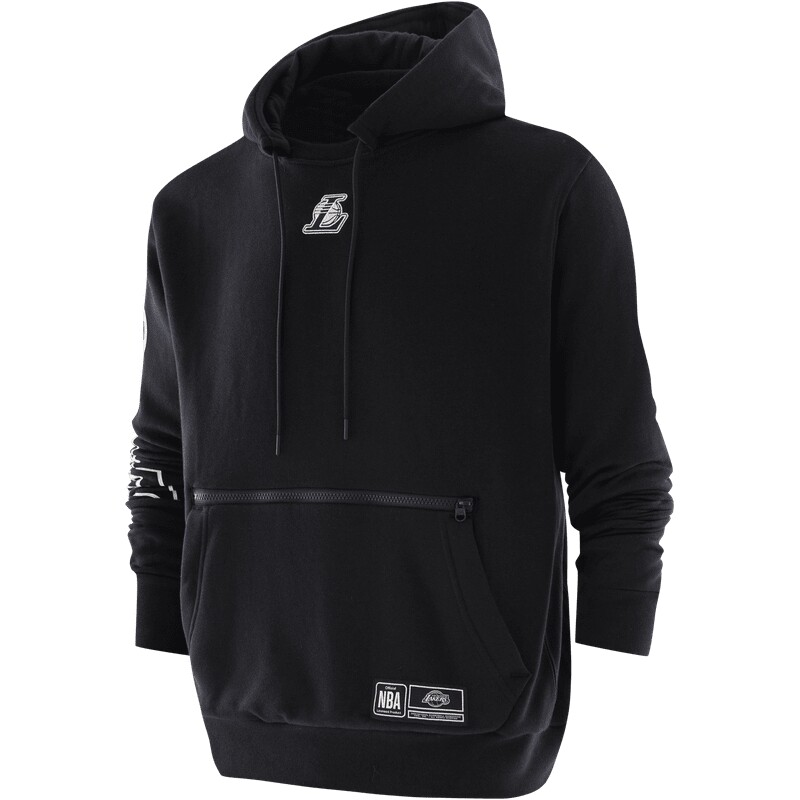 湖人队男子起绒连帽衫Nike卫衣