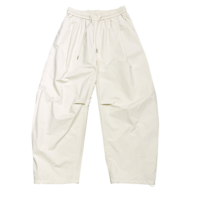 褶皱弯刀阔腿休闲百搭简约工装裤