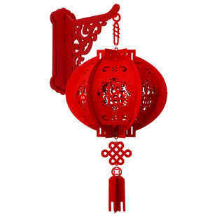 2026新年装饰灯笼春节过年挂件马年福字门挂壁挂新年快乐挂件布置