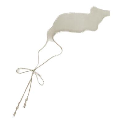 韩系蝴蝶结抽拉项链女高级感长款