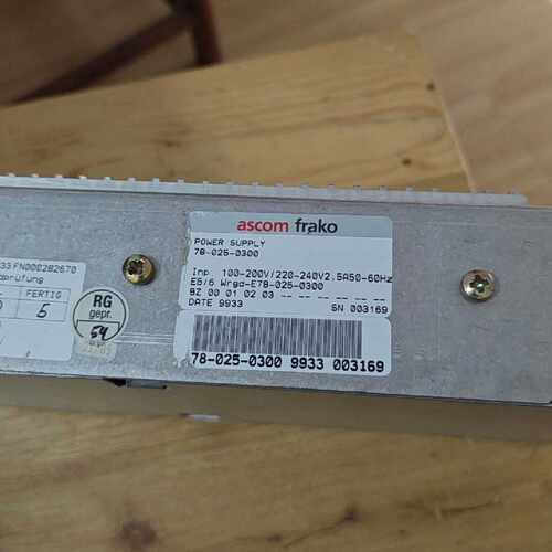 溢价-Ascom frako电源模块（78‑025‑030