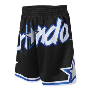 Mitchell&Ness短裤魔术队NBA官方美式复古BigFace2.0运动短裤男MN